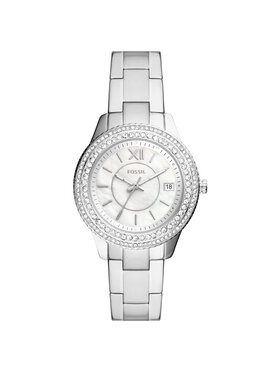 Fossil Fossil Zegarek ES5130 Srebrny