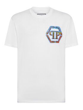 PHILIPP PLEIN PHILIPP PLEIN Tričko 9839 Biela Regular Fit