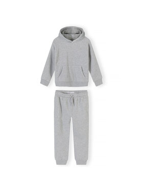 minoti minoti Komplet dresowy 33FLEECE300 Szary jasny Slim Fit