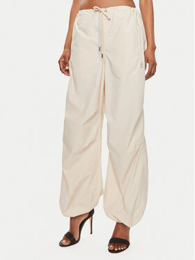 Juicy Couture Juicy Couture Pantaloni din material Ayla JCWBJ24341 Bej Oversize