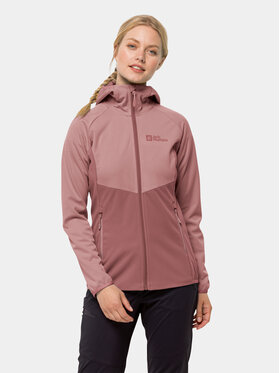 Jack Wolfskin Jack Wolfskin Softshelljacke Go Hike Softshell 1306862 Dunkelrot Regular Fit