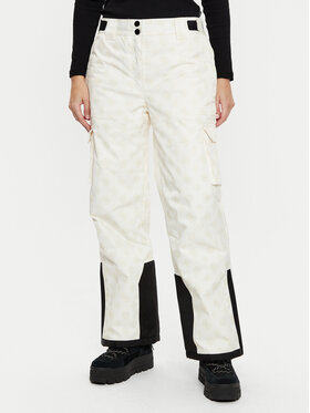 Guess Guess Spodnie narciarskie W4PB60 WH0K0 Écru Regular Fit