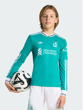 adidas adidas Koszulka techniczna Liverpool FC 25/26 Long Sleeve Third Jersey Zielony Regular Fit