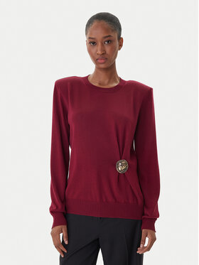 Simona Corsellini Simona Corsellini Sweter A25CPMGE0301 Czerwony Regular Fit