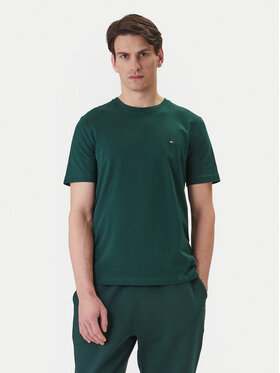 Tommy Hilfiger Tommy Hilfiger Marškinėliai Ess Seasonal MW0MW39995 Žalia Regular Fit