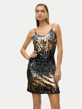Vero Moda Vero Moda Sukienka koktajlowa Ria 10317316 Czarny Regular Fit