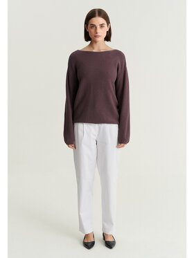 TATUUM TATUUM Sweter MAKSO Fioletowy Classic Fit