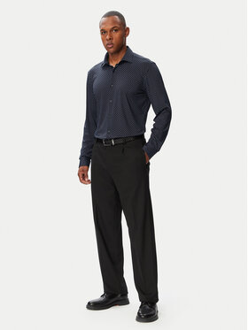 HUGO HUGO Marškiniai Kenno 50566332 Tamsiai mėlyna Slim Fit