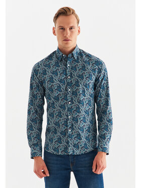 Pako Lorente Pako Lorente Koszula P22WF-1X-029 Niebieski Slim Fit