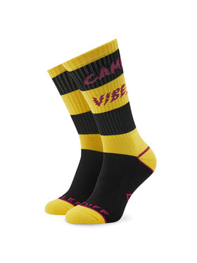 Poler Poler Kõrged unisex sokid Camp Vibes 223ACUSK04 Kollane