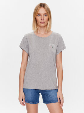 Tommy Hilfiger Tommy Hilfiger Тишърт UW0UW04525 Сив Regular Fit