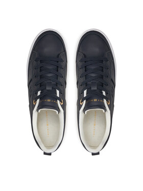 Tommy Hilfiger Superge Essential Vulc Sneaker Monogram FW0FW07945 Mornarsko Modra