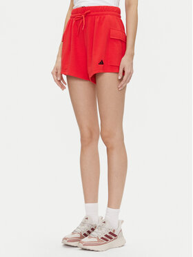 adidas adidas Sport rövidnadrág Essentials Small Logo JC5704 Piros Loose Fit