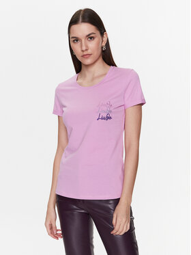 Liu Jo Liu Jo T-Shirt WA3139 J6308 Różowy Regular Fit