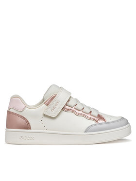 Geox Geox Sneakersy J Eclyper Girl J65LRB 054AJ C0406 S Bílá