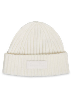Tommy Hilfiger Tommy Hilfiger Cepure Tommy Twist Beanie AW0AW15325 Balts