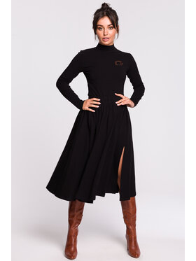 BeWear BeWear Sukně B130 Černá Flare Fit