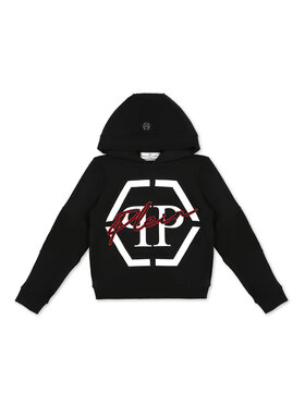 PHILIPP PLEIN PHILIPP PLEIN Bluza 30392 Czarny Regular Fit