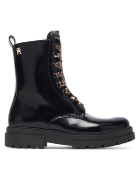 Tommy Hilfiger Tommy Hilfiger Μποτίνια T4A5-35174-1453999 S Μαύρο