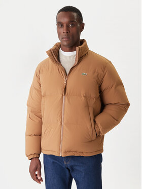 Lacoste Lacoste Geacă din puf BH5154 Maro Regular Fit