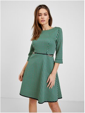 Orsay Orsay Sukienka 473049-856000__34 Zielony Regular Fit