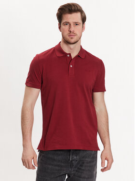 Geox Geox Polokošeľa Piquet M3510B-T2649 F7217 Červená Regular Fit