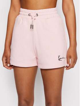 Karl Kani Karl Kani Sportovní kraťasy Small Signature 6113707 Růžová Regular Fit