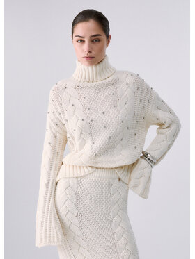 Liu Jo Liu Jo Maglione CF6116MA37R10701 Bianco Regular Fit