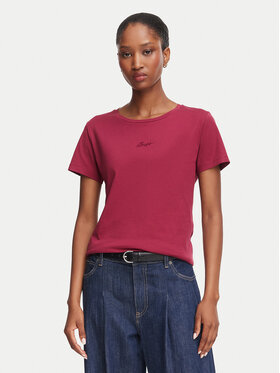 BOSS BOSS Тишърт C_Elove 50554696 Тъмночервен Slim Fit
