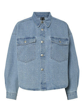 Pieces Pieces Farmer kabát Tamra 17157410 Kék Regular Fit