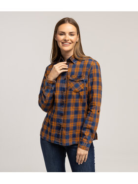 Lee Cooper Lee Cooper Koszula ANABEL 6202 Brązowy Regular Fit