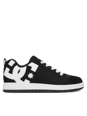 DC DC Sneakersy COURT GRAFFIK ADBS100207-BKW Čierna