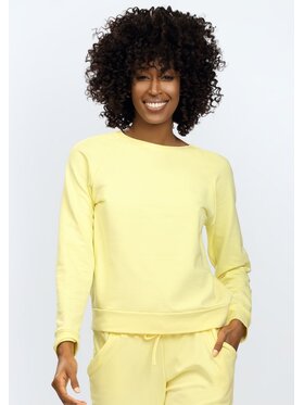 DKaren Sport DKaren Sport Bluza Wenezja Żółty Classic Fit