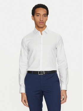 Calvin Klein Calvin Klein Koszula K10K114307 Biały Slim Fit
