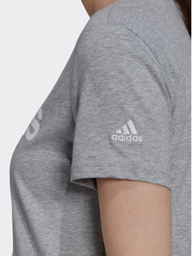 Adidas Majica Essentials Logo HL2053 Siva Slim Fit