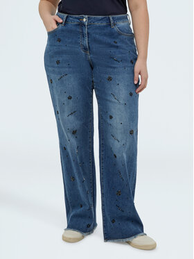 Fiorella Rubino Fiorella Rubino Jeansy P467T005168N024 Niebieski Regular Fit