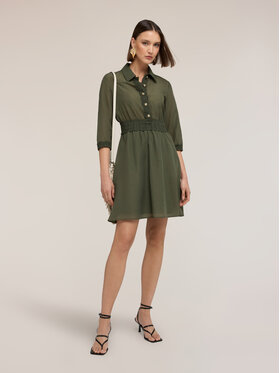 Motivi Motivi Vestito da giorno 7600Q003530N035 Verde A-Line Fit