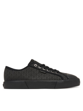 Calvin Klein Calvin Klein Tornacipő Vulc Laceup Cv Aop HM0HM02122 Fekete