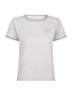Moi Mili Moi Mili Bluzka Beige Beżowy Basic Fit