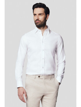 Lancerto Lancerto Koszula Almeria KO051116000049 Biały Slim Fit