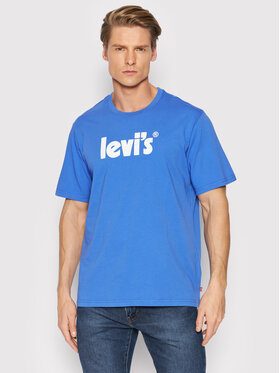 Levi's® Levi's® Tričko 16143-0545 Modrá Relaxed Fit