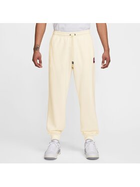 Nike Nike Spodnie dresowe Brooklyn Fleece Graphic Pants Beżowy Regular Fit