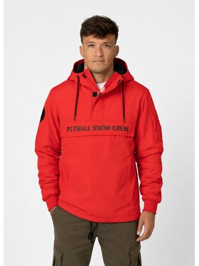 PITBULL PITBULL Kurtka zimowa MEANDRO Czerwony Regular Fit