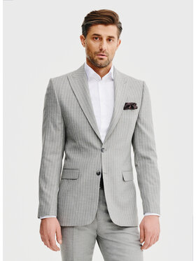 Pako Lorente Pako Lorente Marynarka P25SF-3G-025 Szary Slim Fit