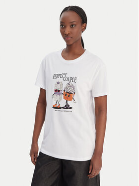 Liu Jo Liu Jo Футболка WA6163 JS904 Білий Relaxed Fit