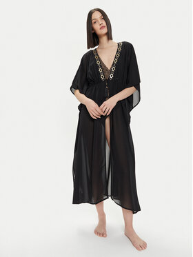 Selmark Selmark Kimono BL395 Negru Relaxed Fit