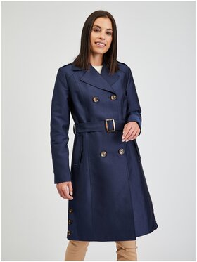 Orsay Orsay Trencz 841101526000__38 Granatowy Regular Fit