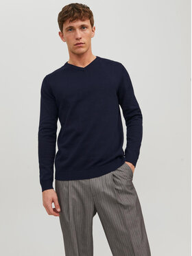 Jack&Jones Jack&Jones Sweater 12137194 Sötétkék Regular Fit