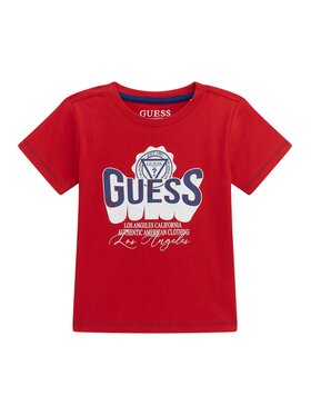 Guess Kids Guess Kids T-Shirt 175929 Czerwony Classic Fit