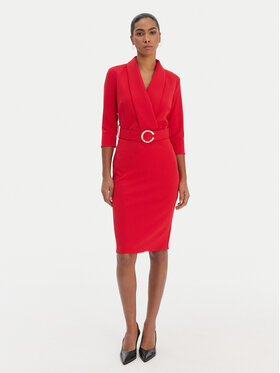 Rinascimento Rinascimento Coctailkleid CFC0126777003 Rot Slim Fit